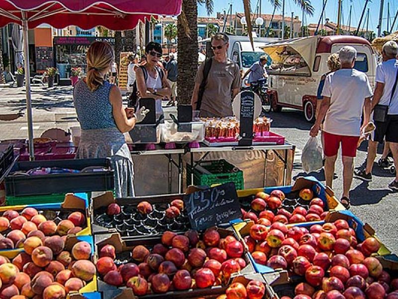 Camping Argelès-sur-Mer Ciela Village Les Marsouins marché port