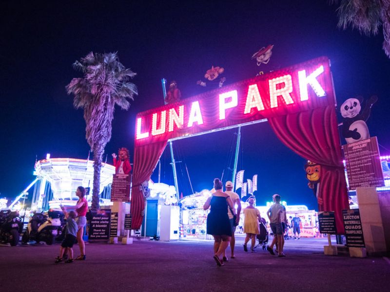 Camping Argelès-sur-Mer Ciela Village Les Marsouins parc d'attraction Luna Park