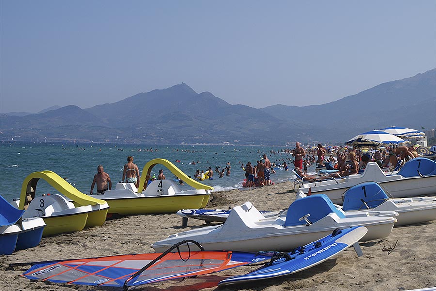 camping Les Marsouins 4 étoiles Argelès sur mer bord de mer